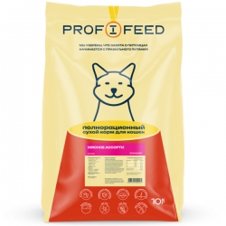 PROFIFEED сух.д/кошек Курица и овощи 10кг
