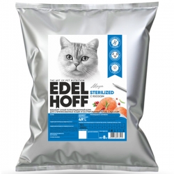 Edelhoff сухой д/кошек стерилизованных ЛОСОСЬ 8кг