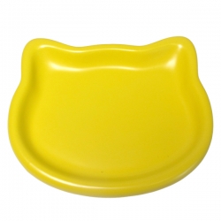 Миска керам 0,15л, р-р 15*14,2*2,3см мордочка кошки, микс, Jack&King