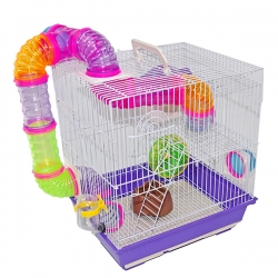 Клетка д/грыз Jack&King 35*28*38 см прямоугольная укомплект.+подарочная упаковка