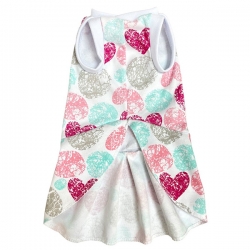 Платье д/собак ^Маленькая кокетка^ р.35 Сердца.OSSO