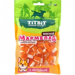 Титбит Мармелад мясной с индейкой 120 г СРОК РЕАЛ 17.07.26