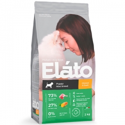 Elato Holistic корм для щенков мелких пород с курицей и уткой,2кг