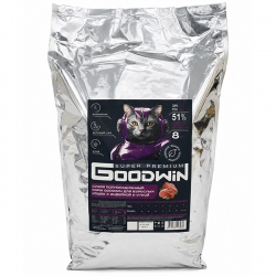 Goodwin сух.д/кошек 8кг индейка/утка