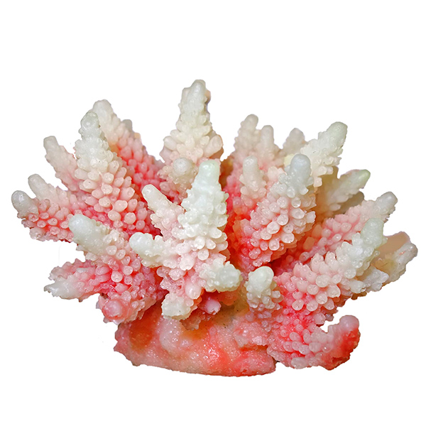 Коралл пластиковый (мягкий) перламутровый 11,5x10x9см (SH095PI)