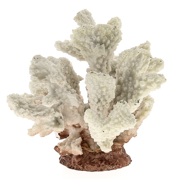 Коралл пластиковый белый 13,5х12х11,5см (SH9204W)
